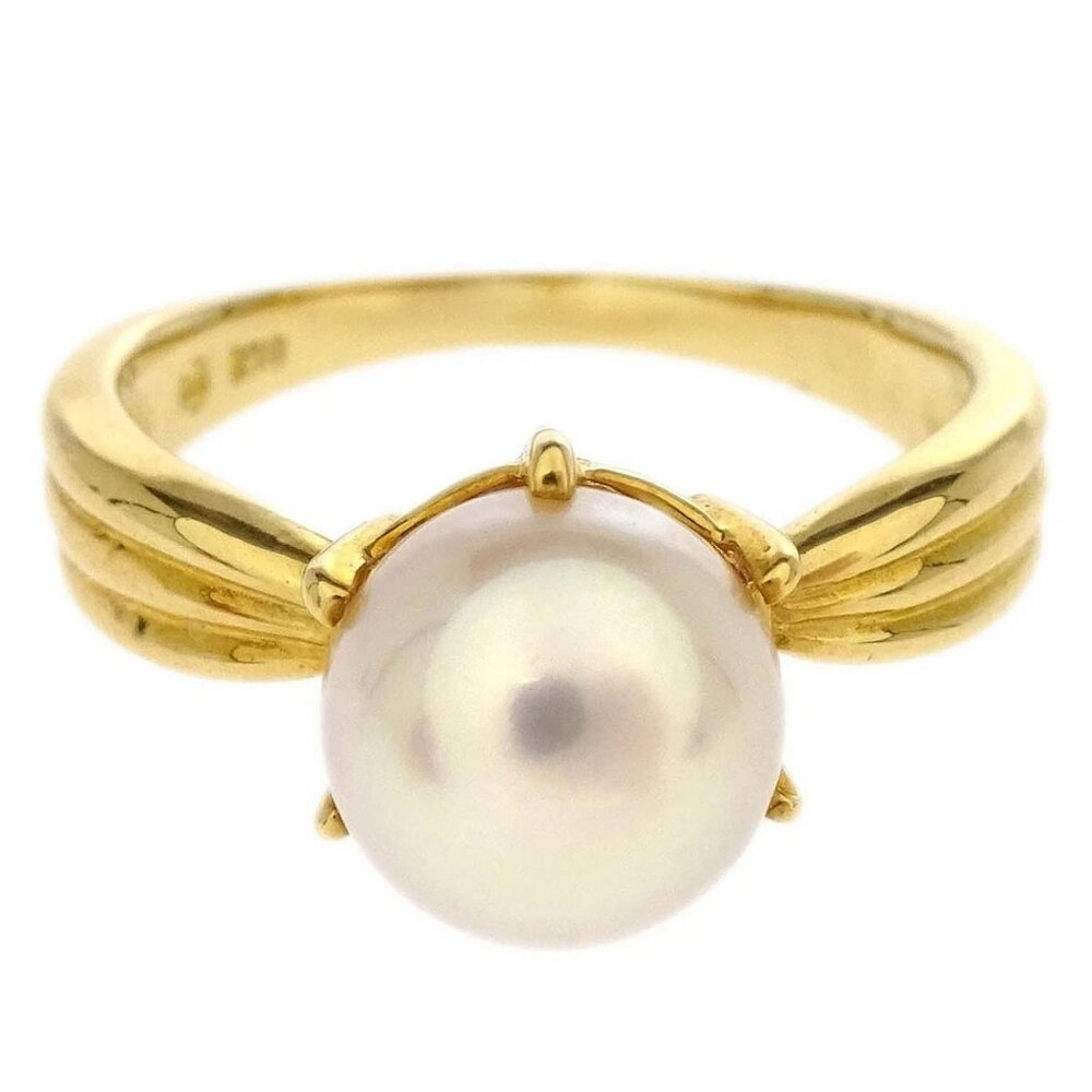 Tasaki Ring 18K Pearl Gold #49 125154